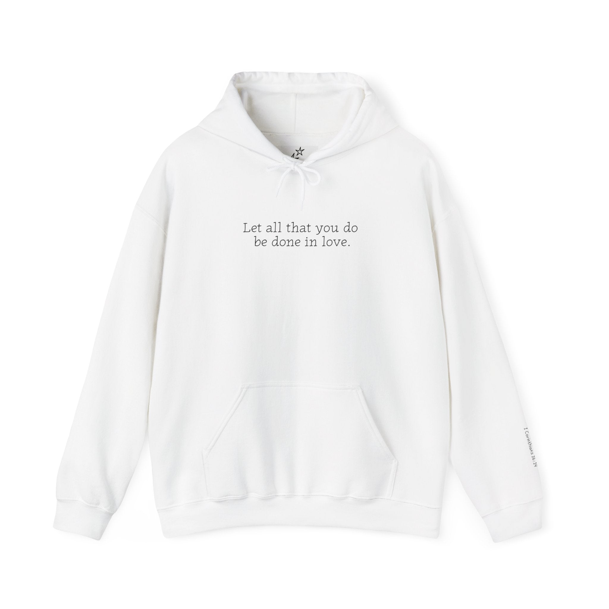 Bible Script Sweater — 'Let all that you do' Sweatshirt