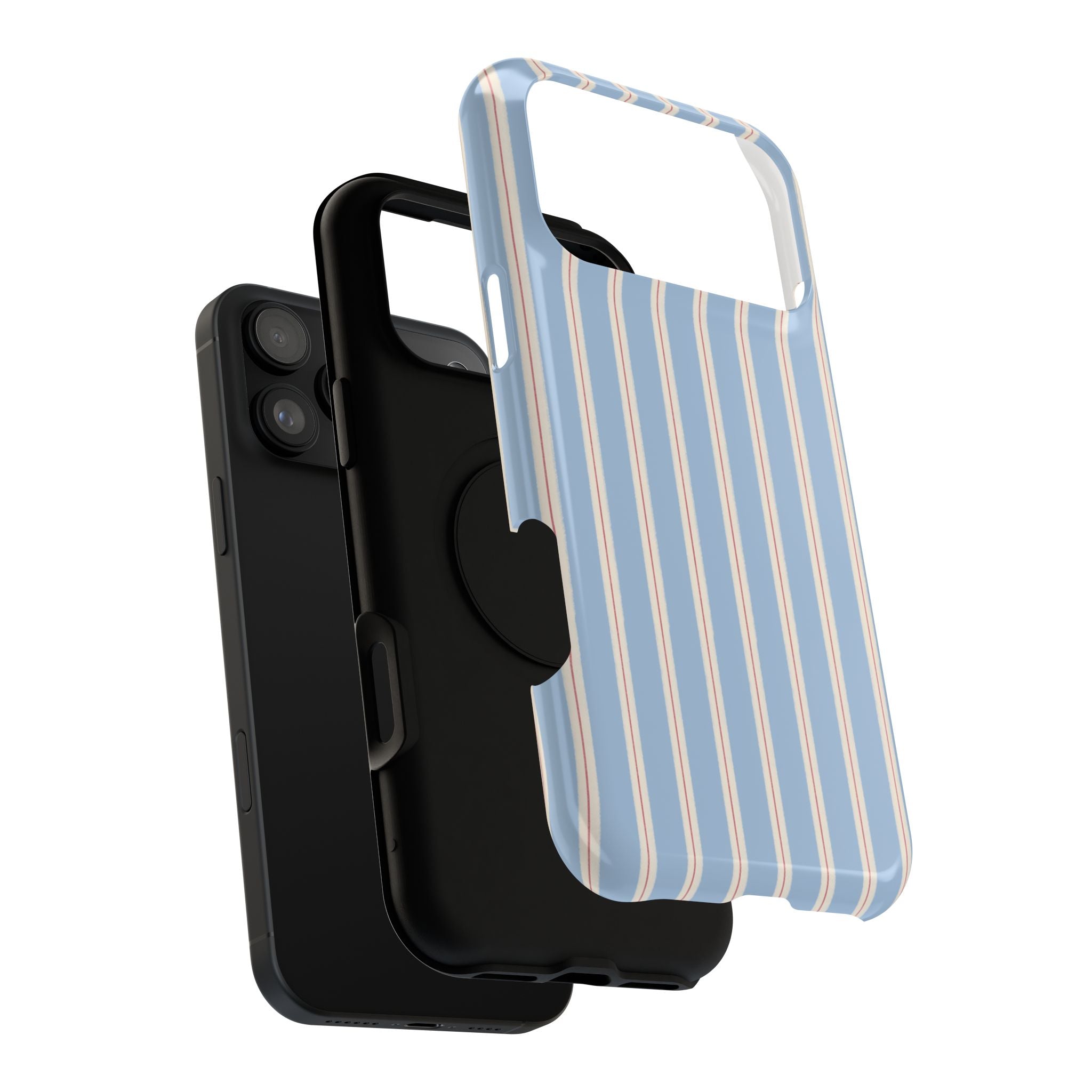 Striped Blue