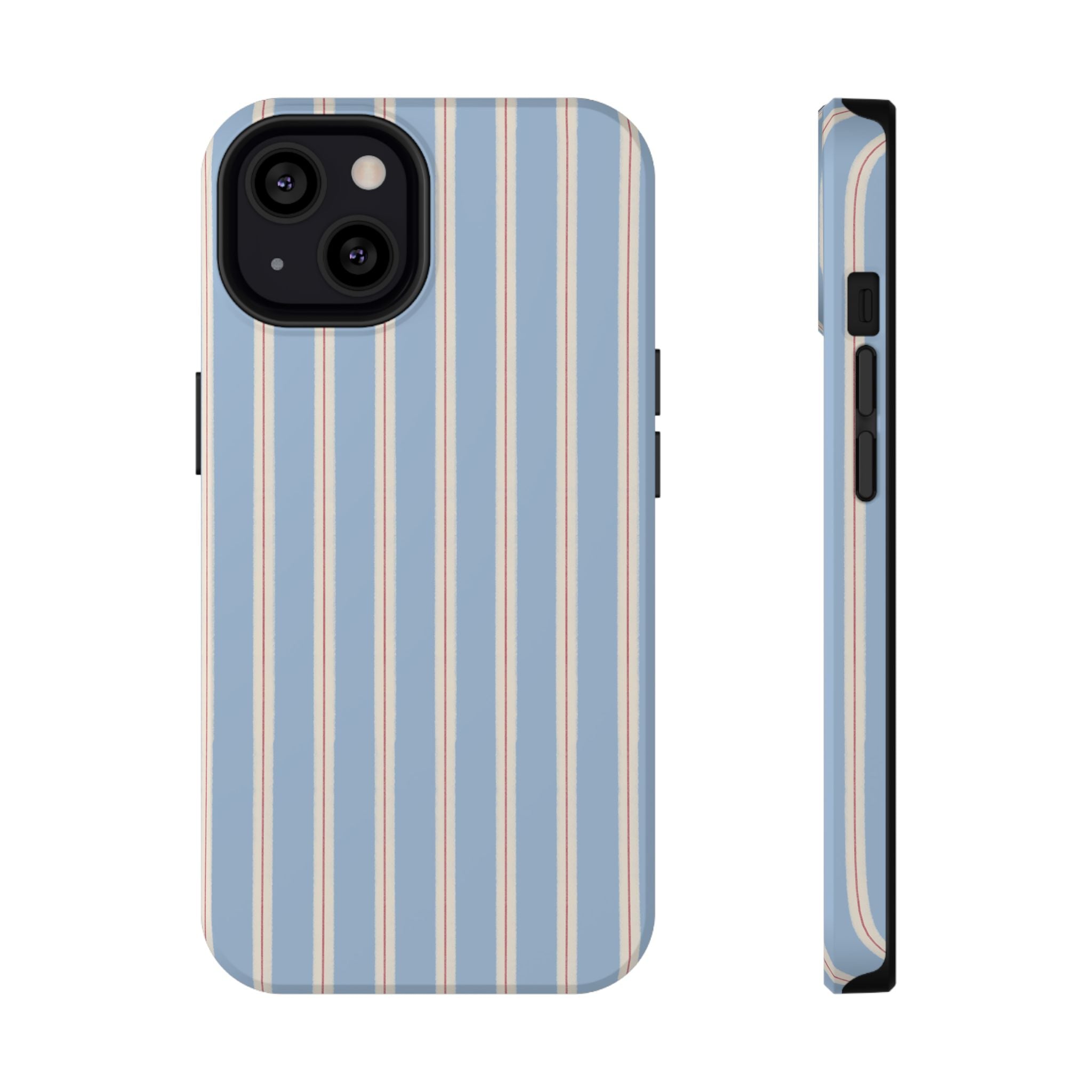 Striped Blue