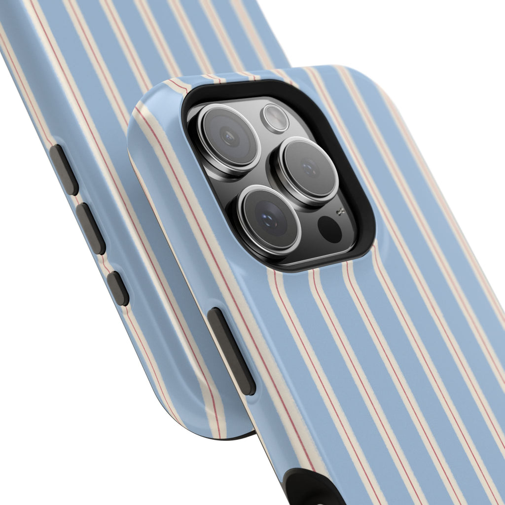 Striped Blue