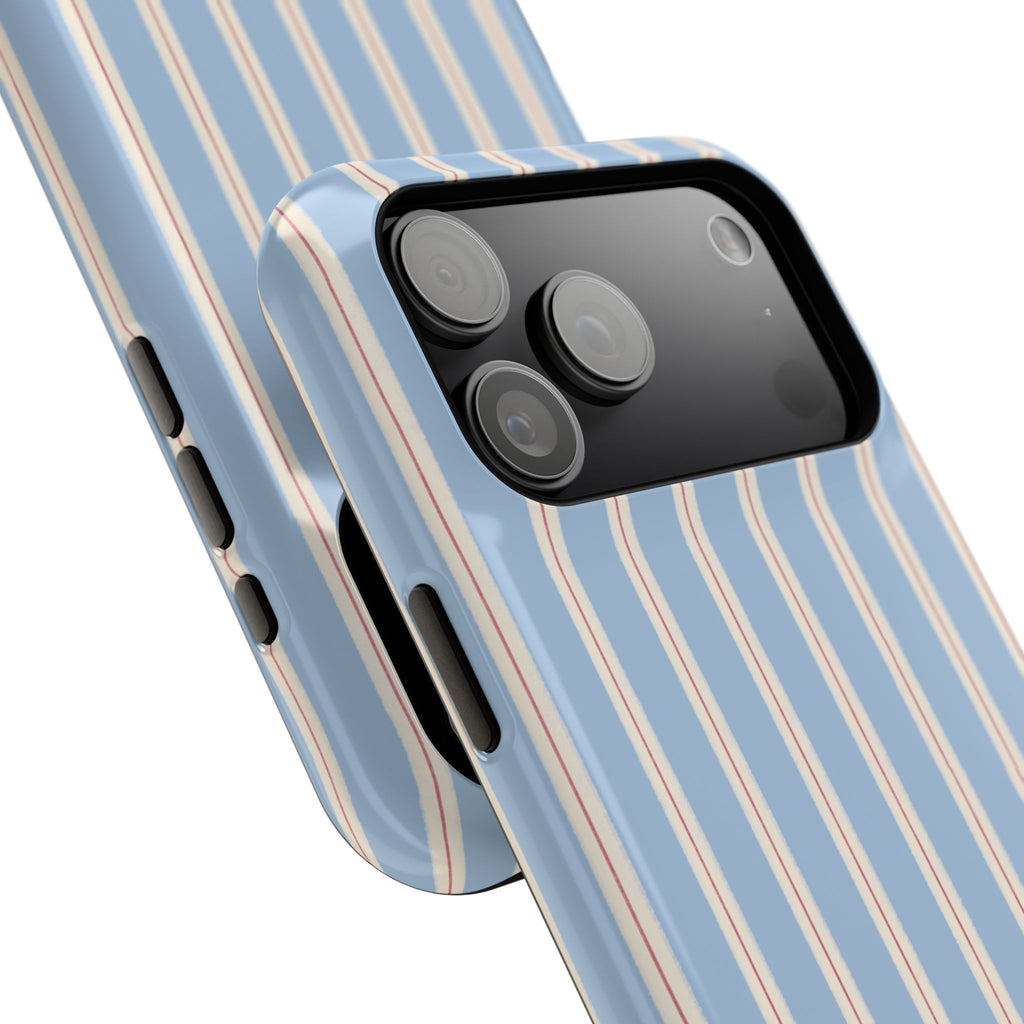Striped Blue