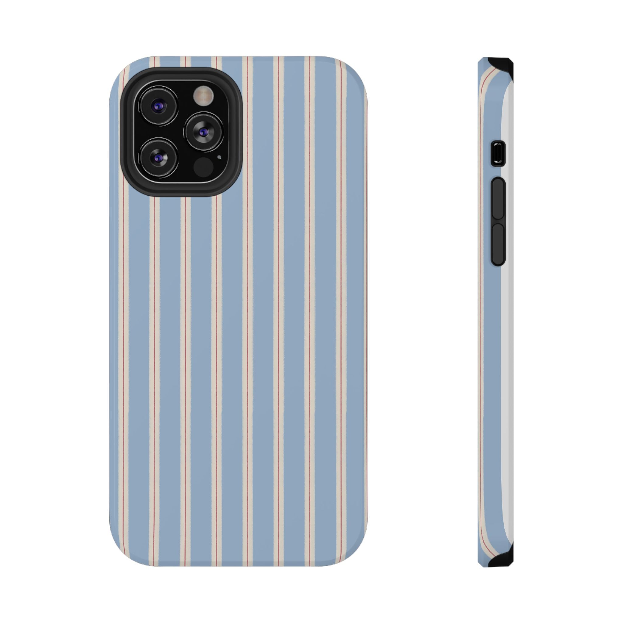 Striped Blue