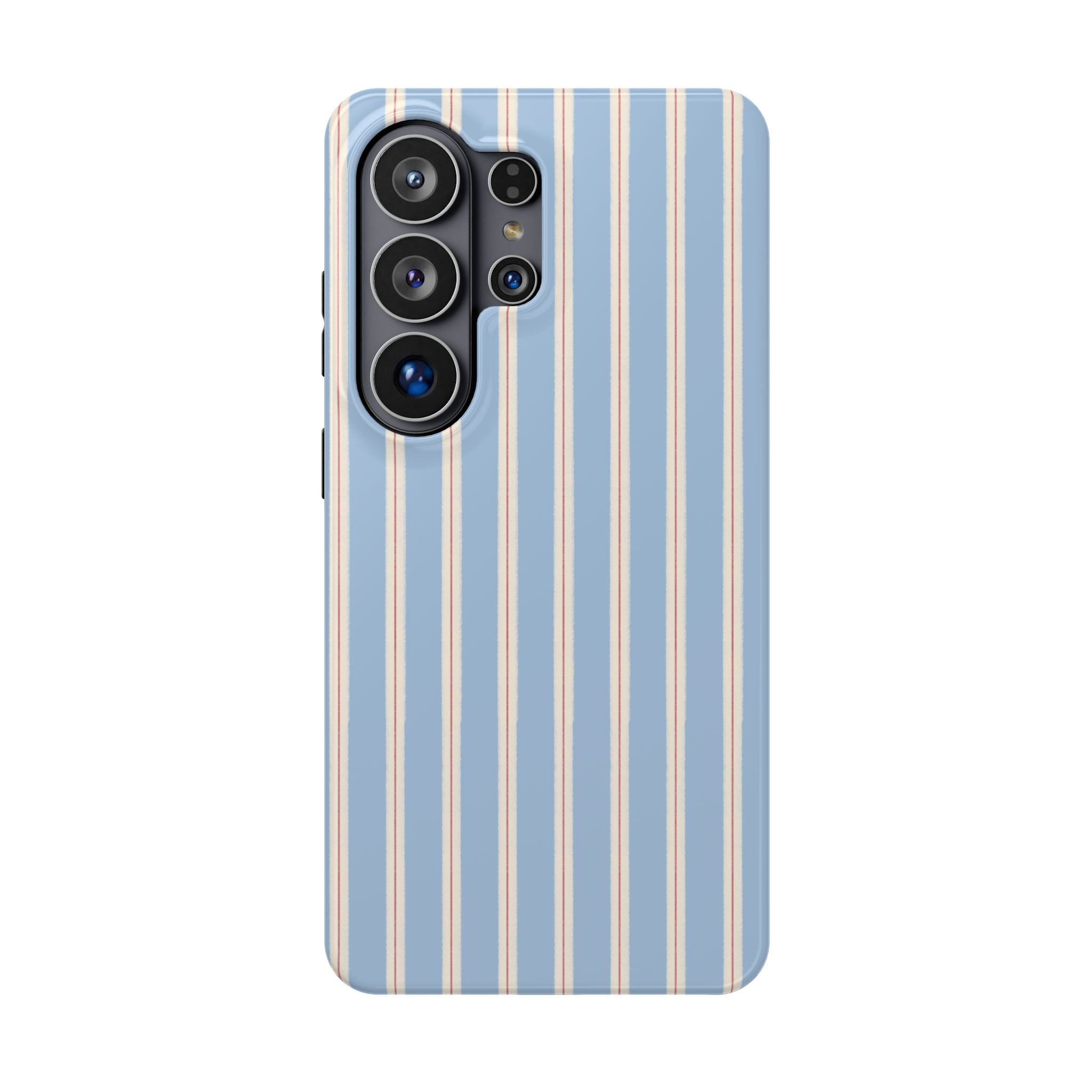 Striped Blue