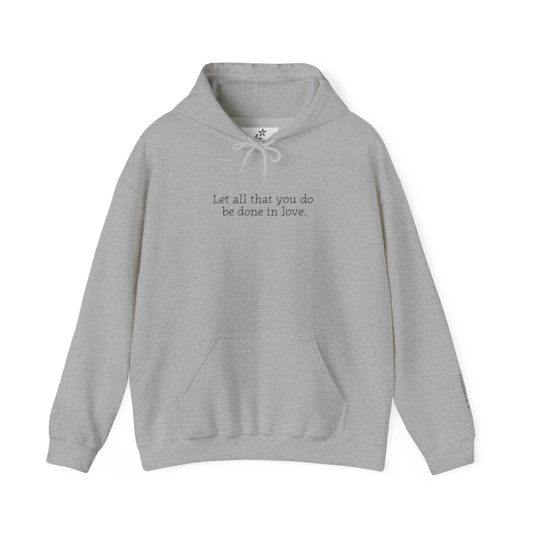 Bible Script Sweater — 'Let all that you do' Sweatshirt