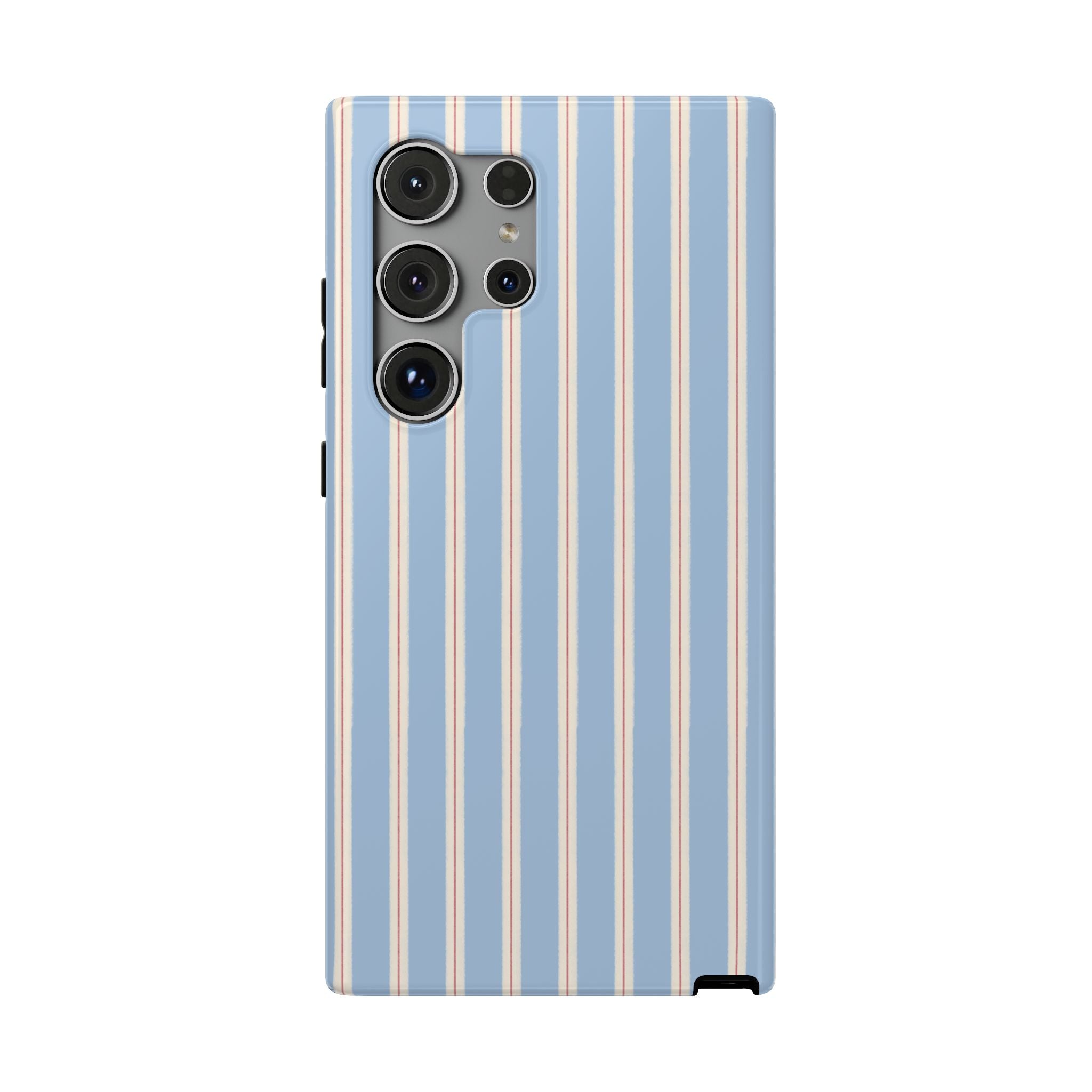 Striped Blue