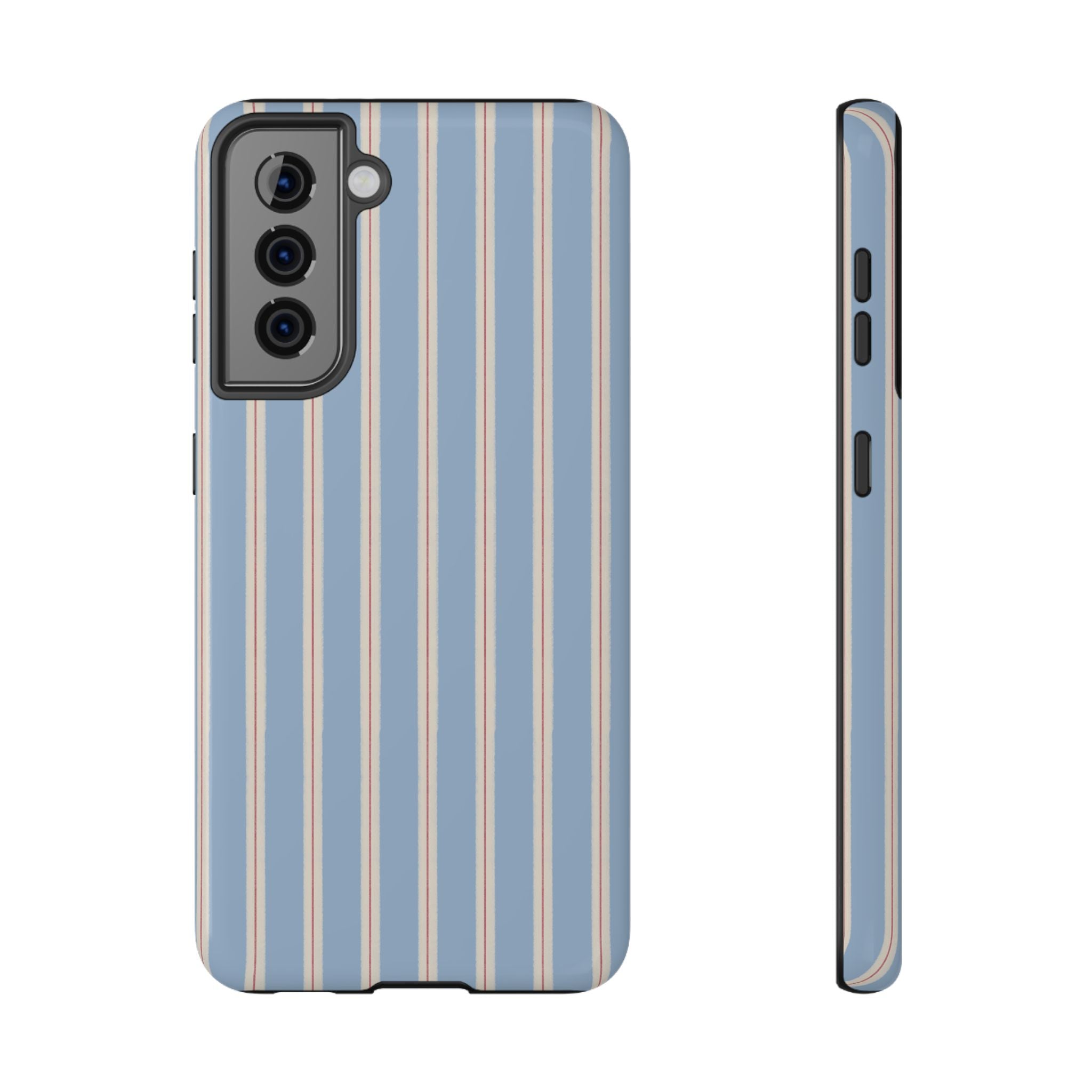 Striped Blue