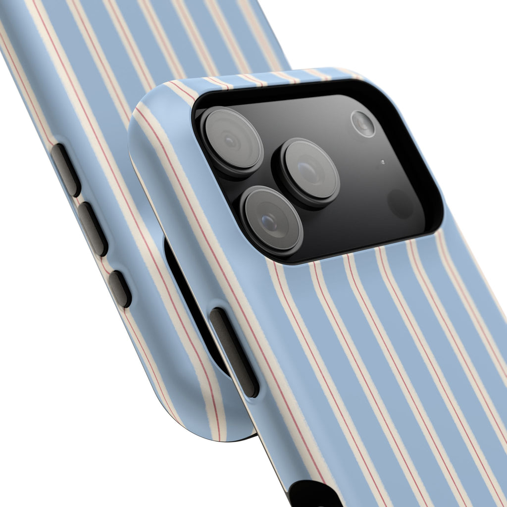 Striped Blue