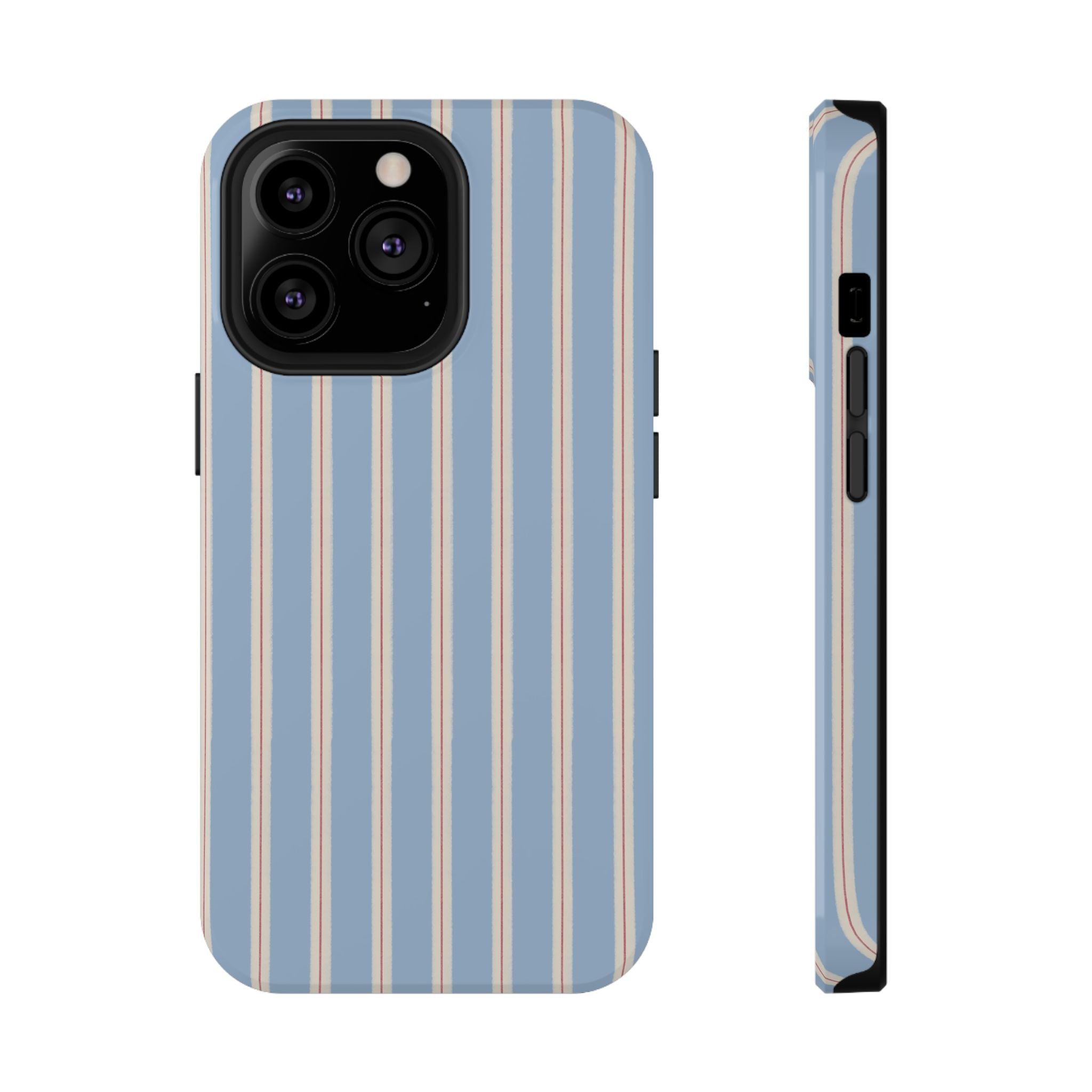 Striped Blue