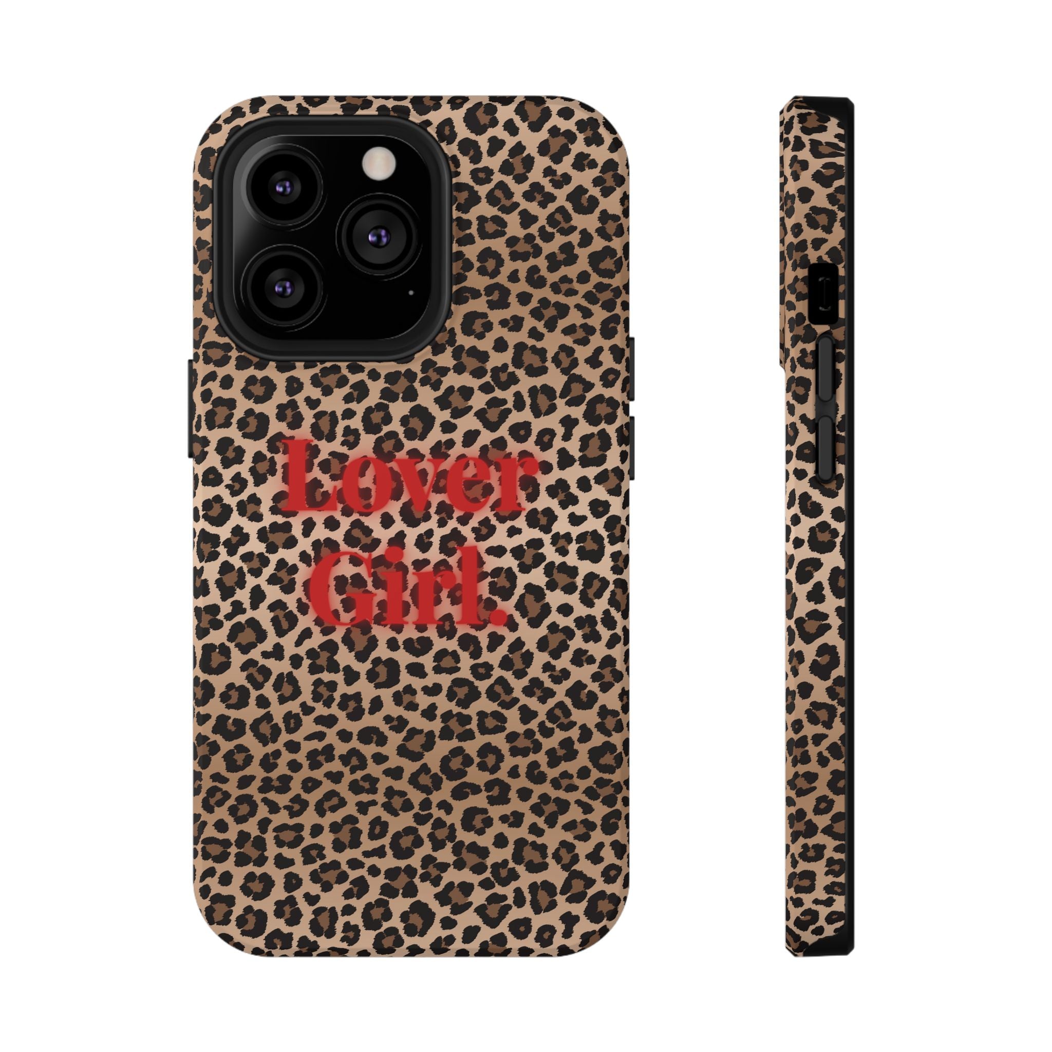 Leopard 'Lover Girl' Impact Phone Case (Matte) — Impact-Resistant Phone Case