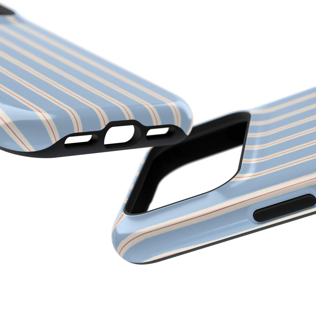 Striped Blue
