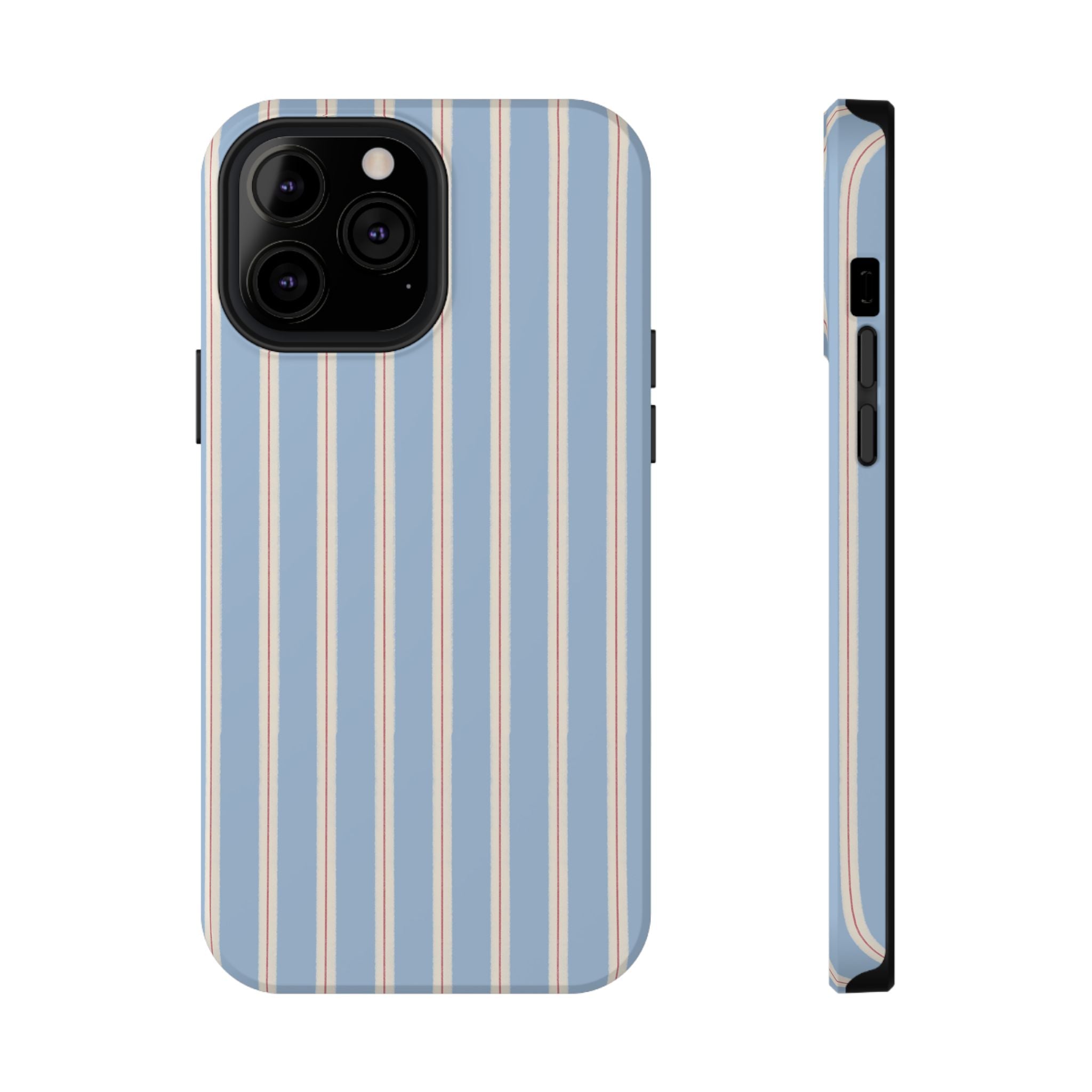 Striped Blue