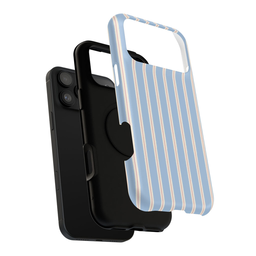 Striped Blue