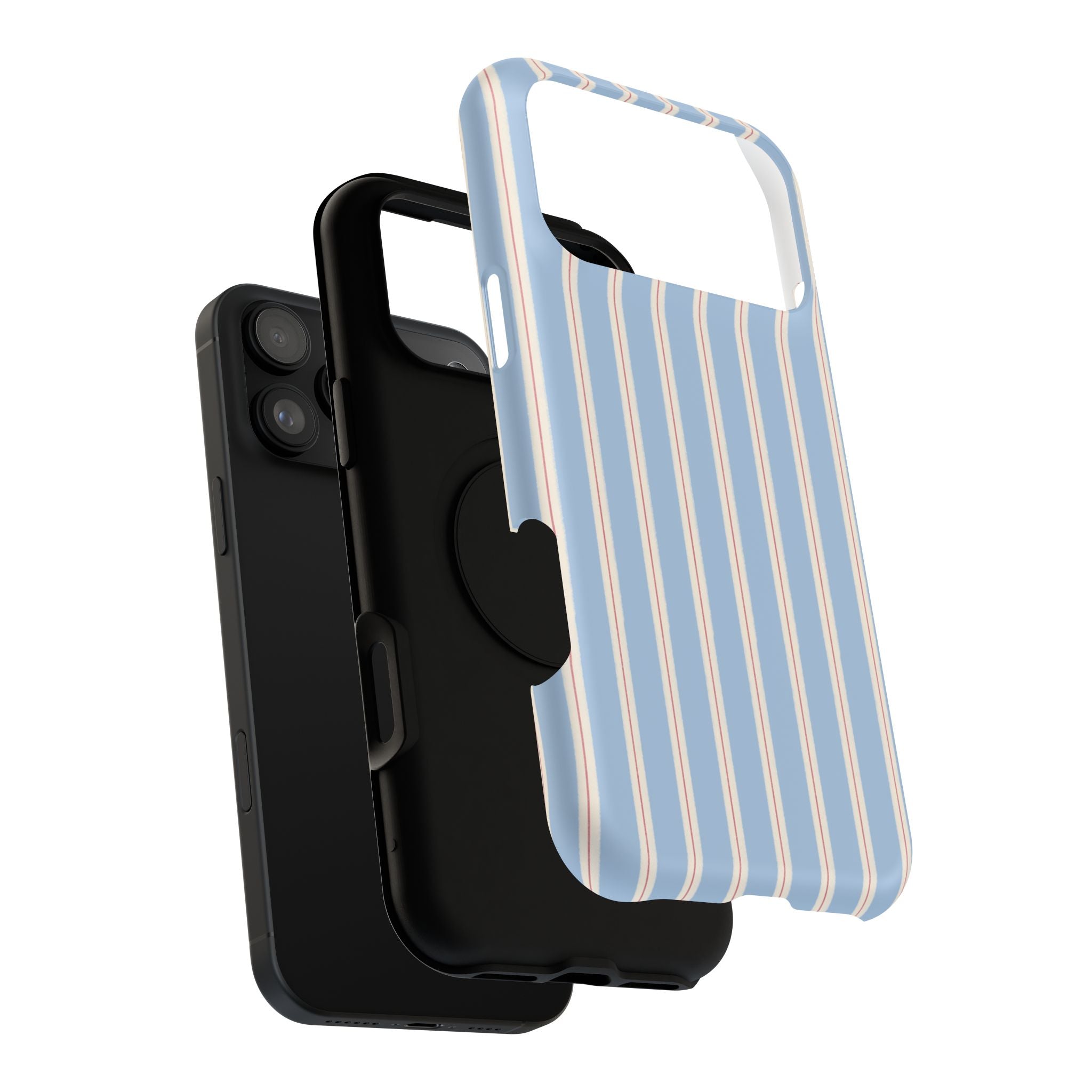 Striped Blue