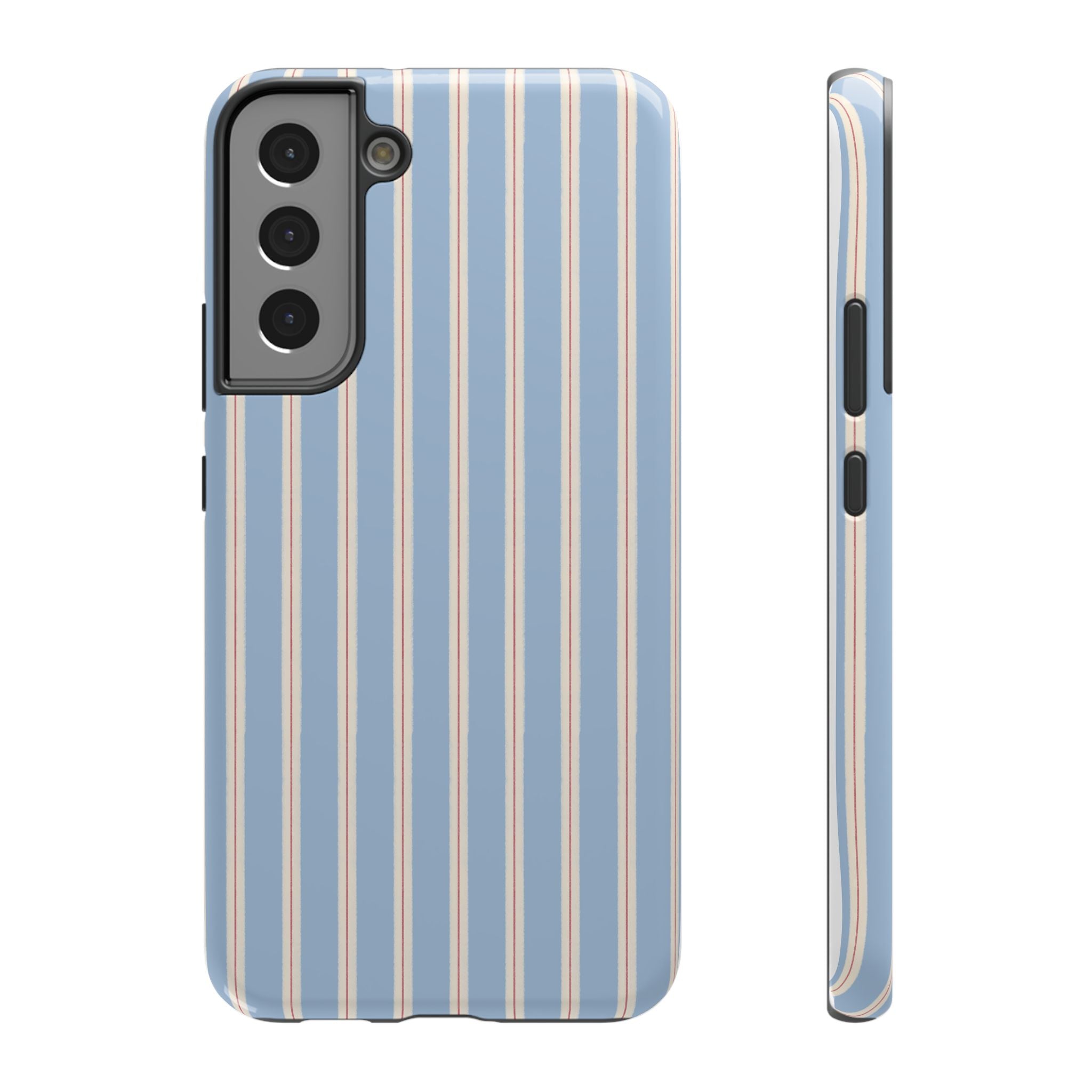 Striped Blue
