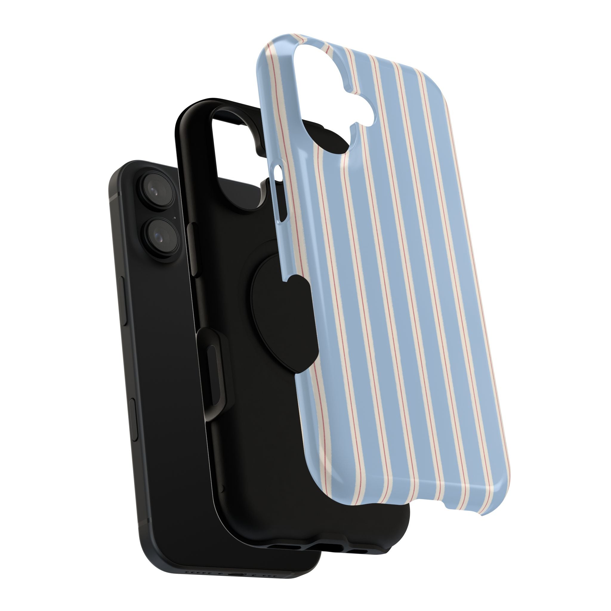 Striped Blue