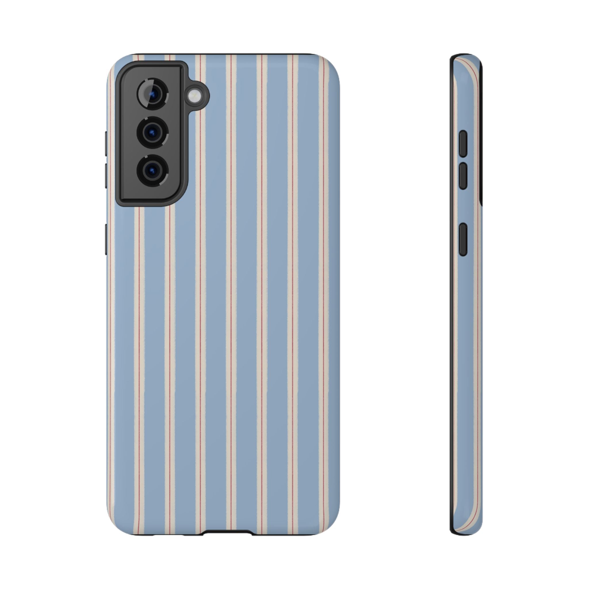 Striped Blue