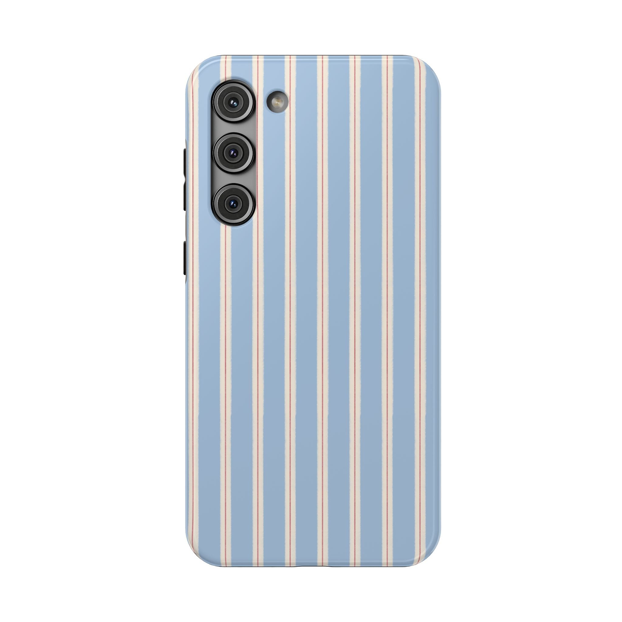 Striped Blue