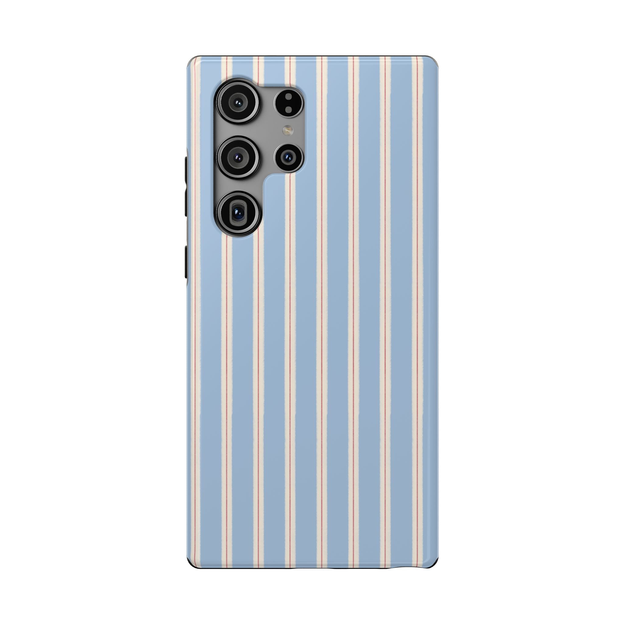 Striped Blue