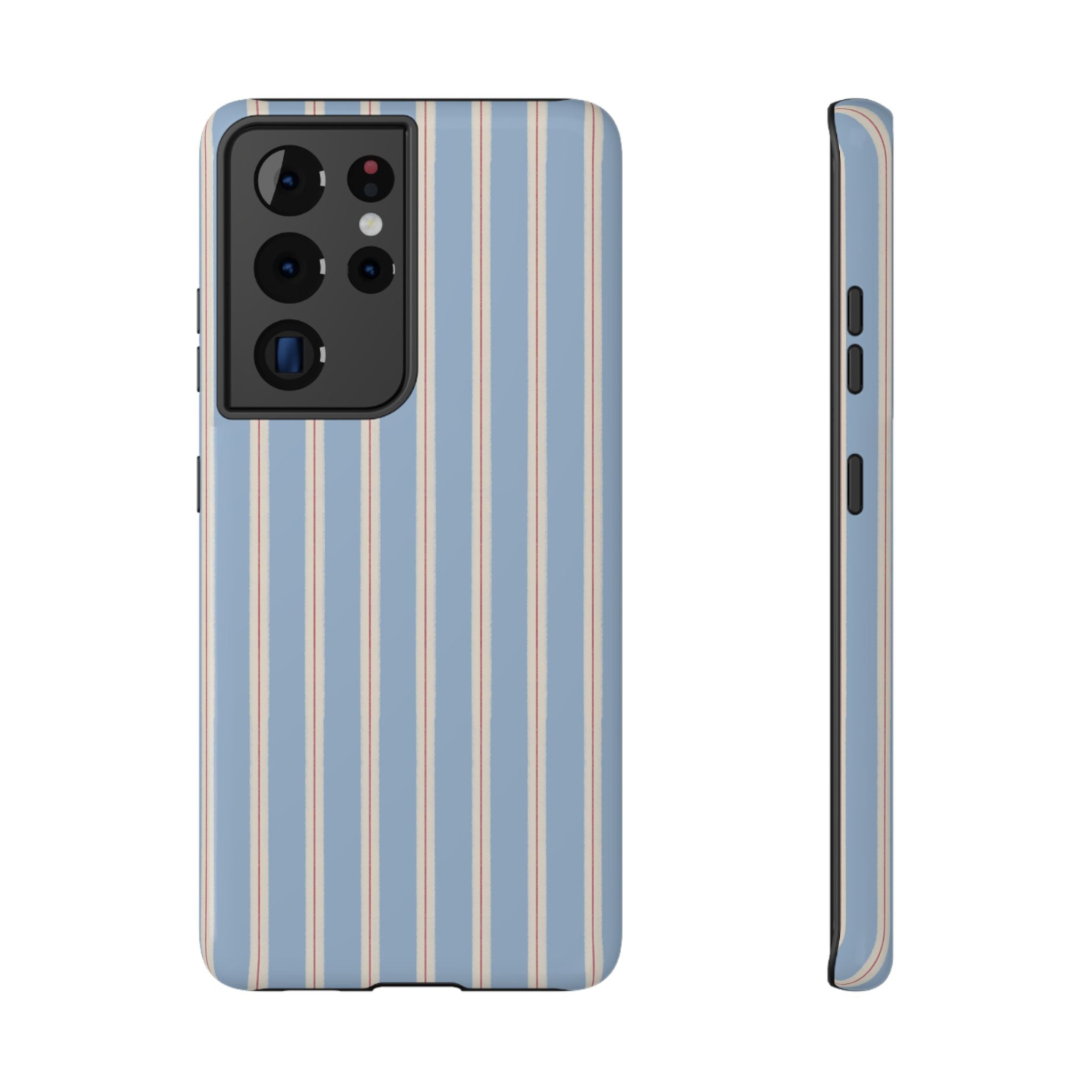 Striped Blue