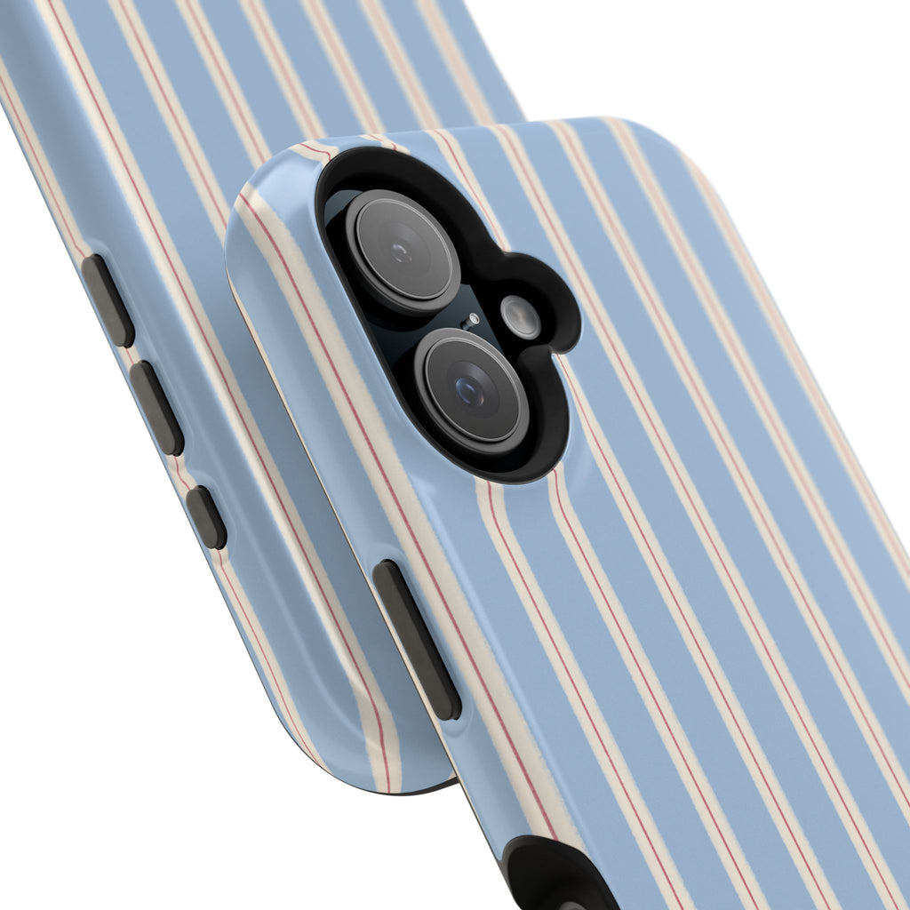 Striped Blue