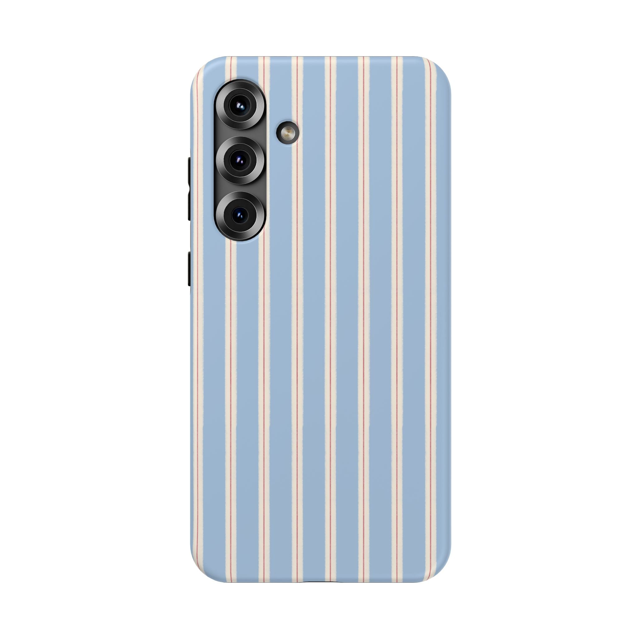 Striped Blue
