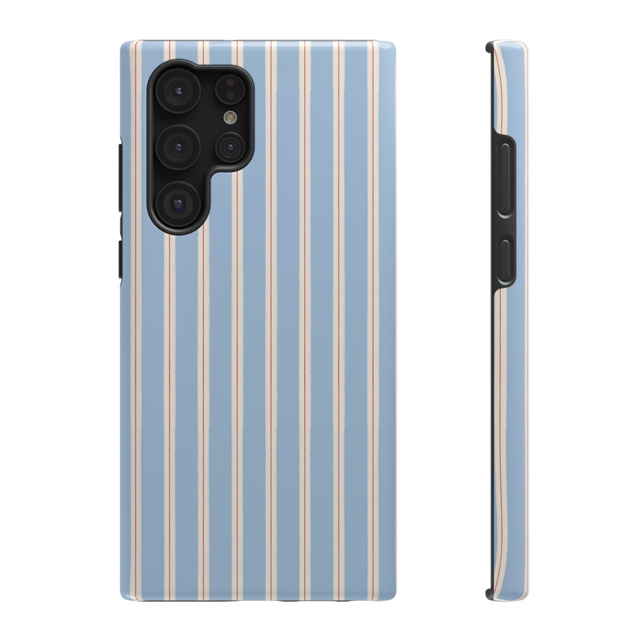 Striped Blue