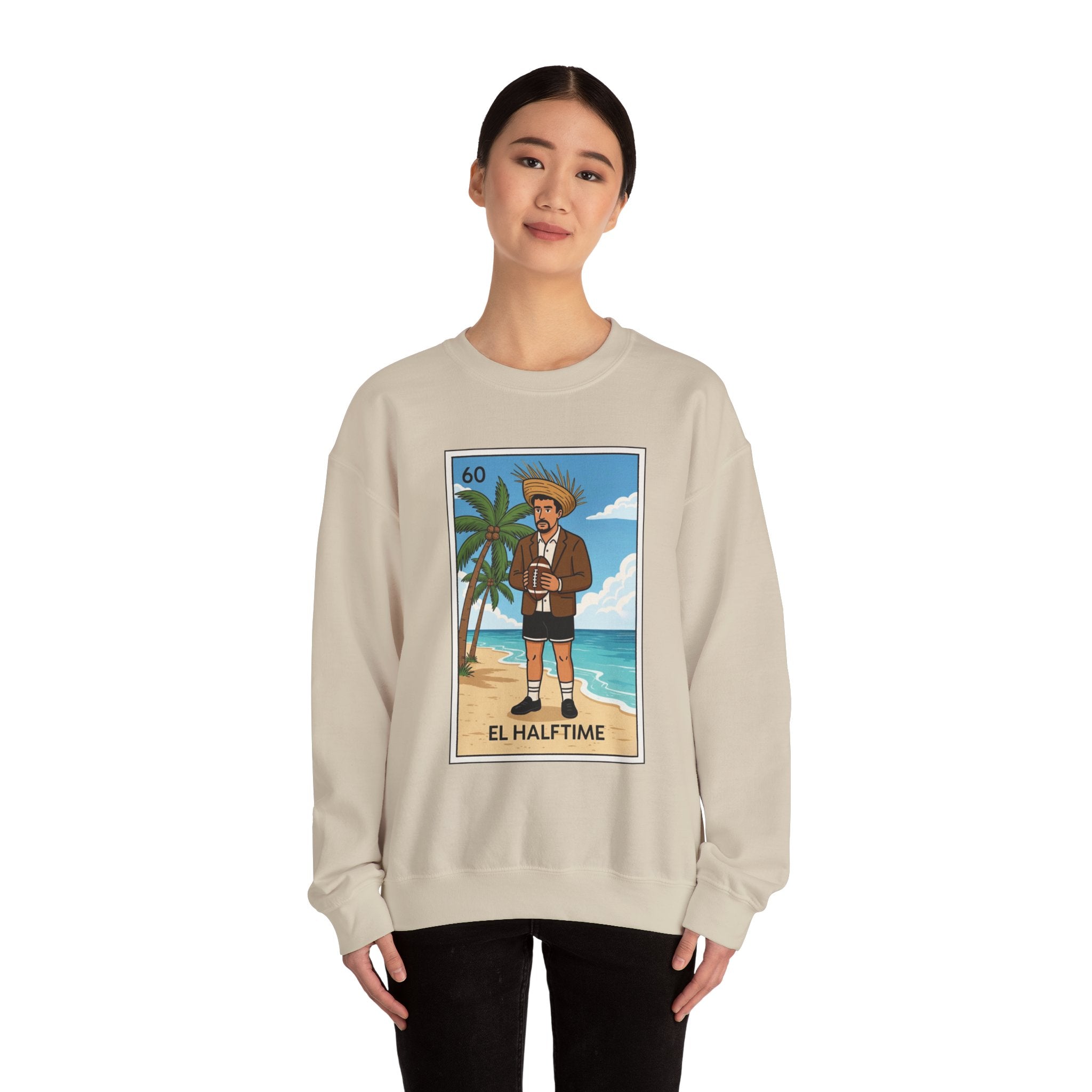"El Halftime" Unisex Heavy Blend™ Crewneck Sweatshirt