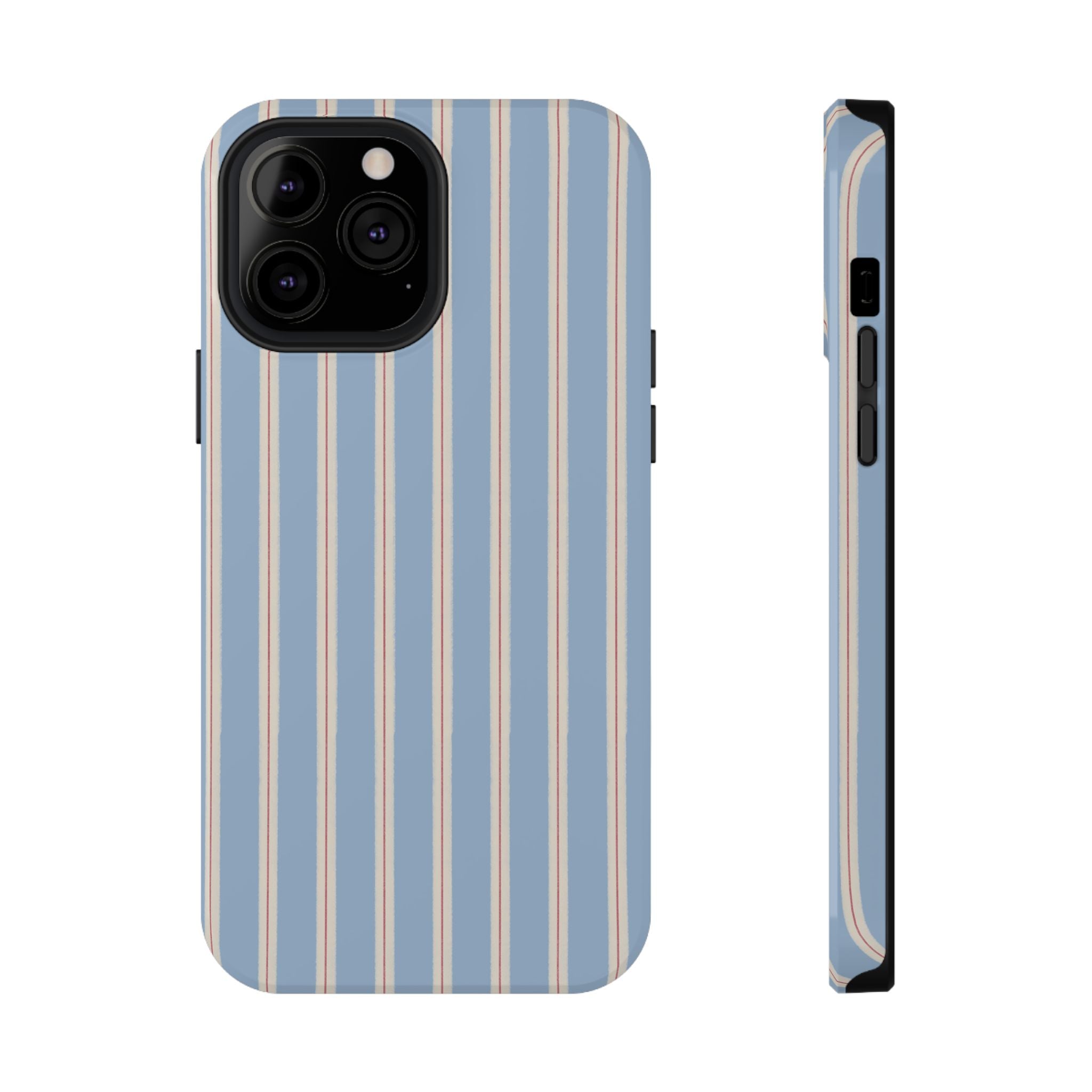 Striped Blue