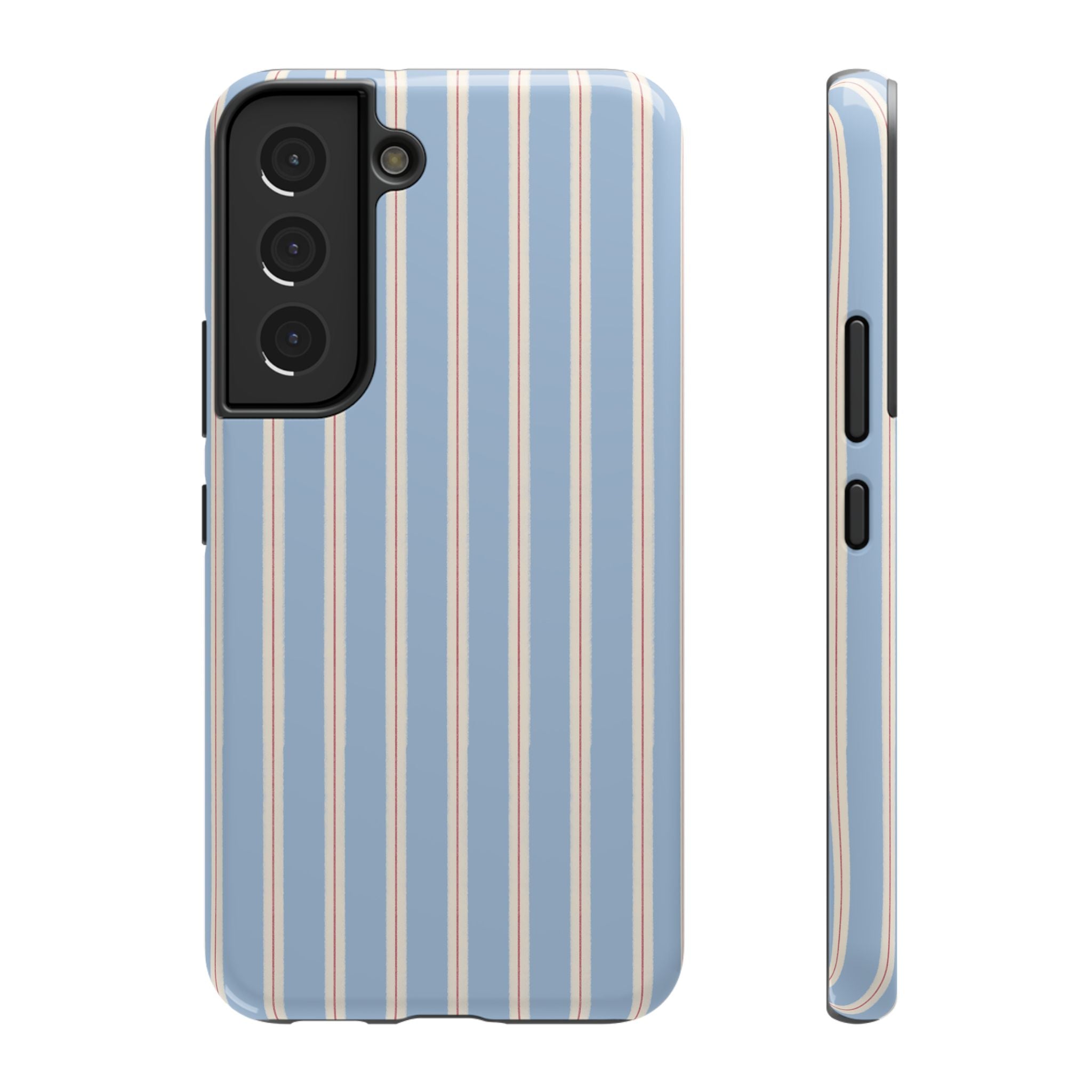 Striped Blue