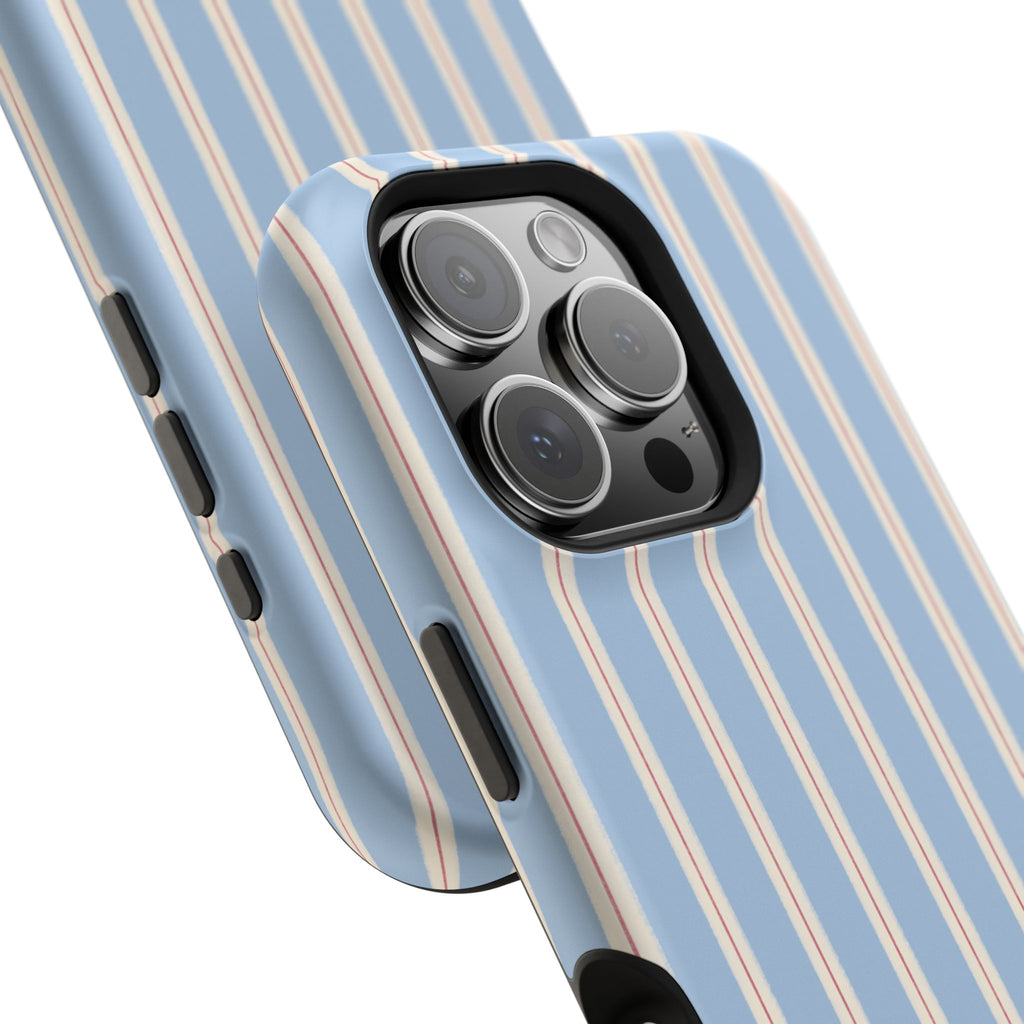 Striped Blue