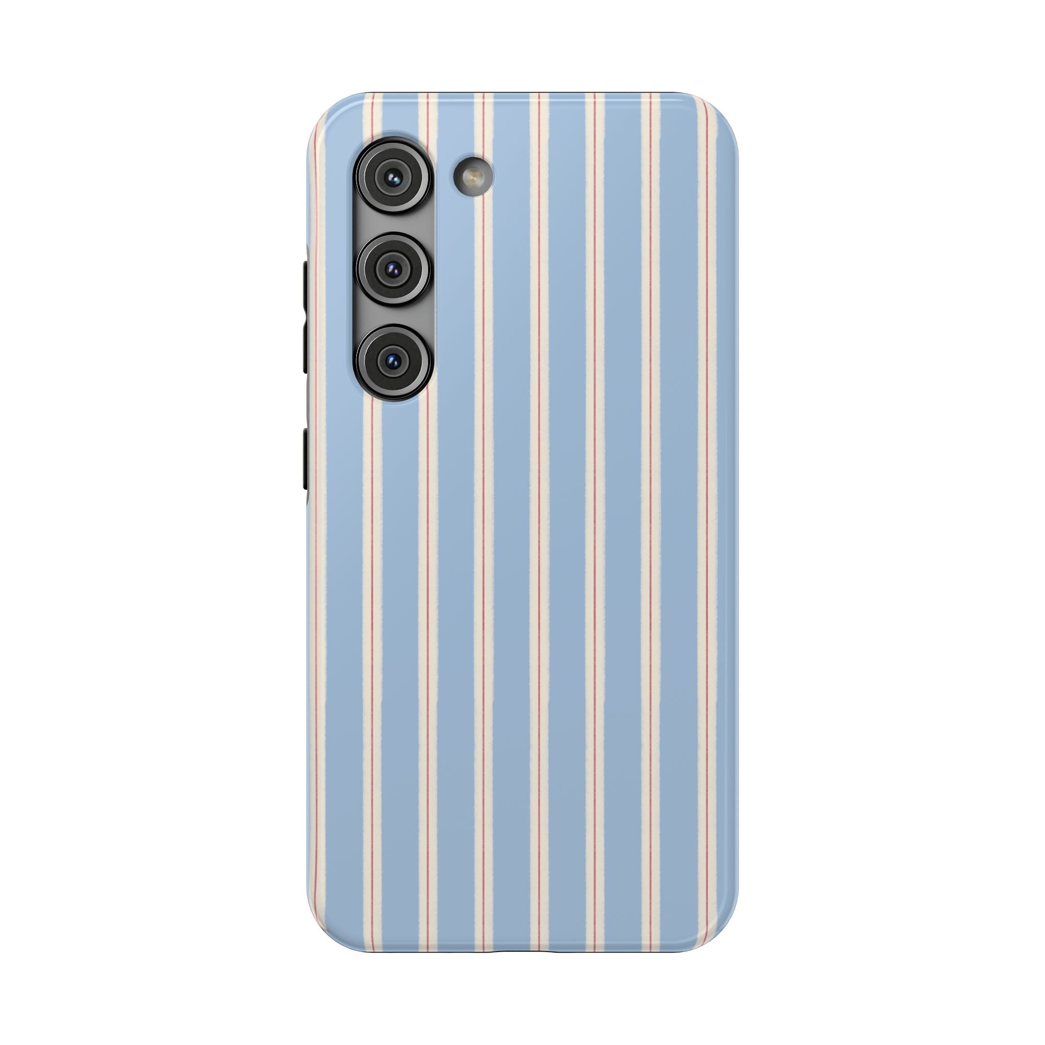 Striped Blue