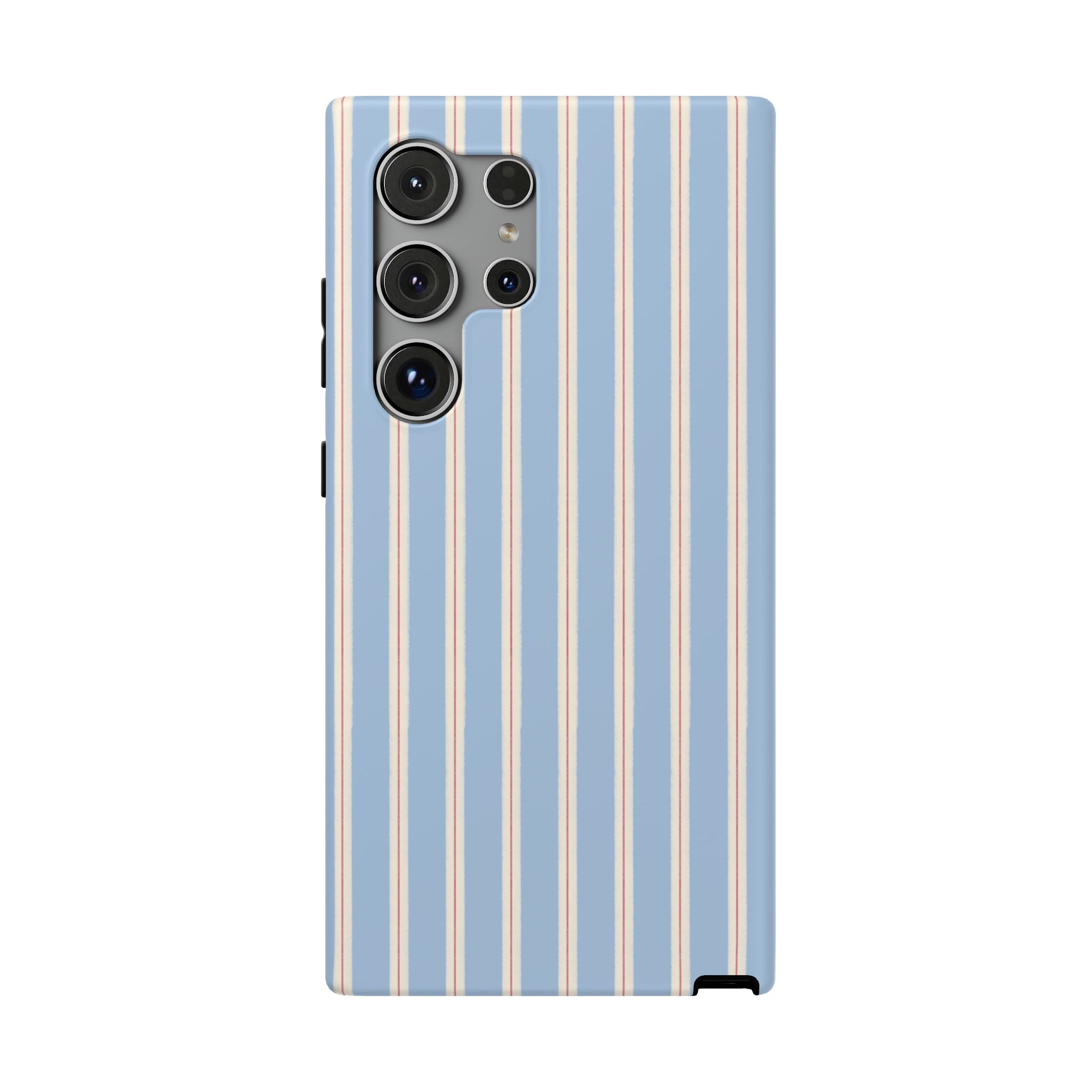 Striped Blue